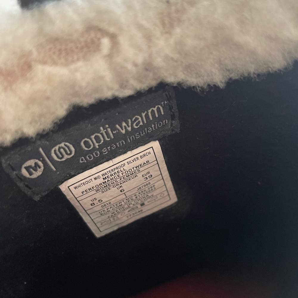 Merrell Performance Waterproof Silver Birch Boots… - image 4